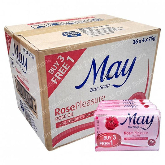 MAY ROSE PLEASURE SOAP BAR 36x3 PLUS 1x75G