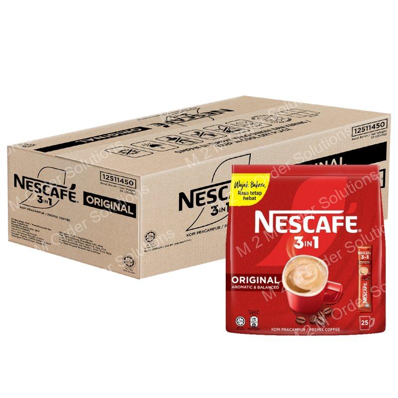 NESCAFE 3 IN 1 COFFEE ASLI 24*25S*18G