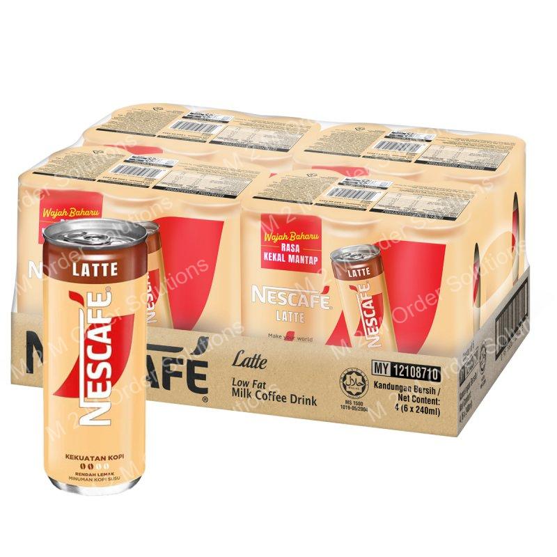 NESCAFE COFFEE LATTE CAN 4*6*240ML