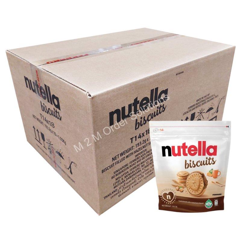 NUTELLA FERRERO BISKUT 14S 18*193.2G