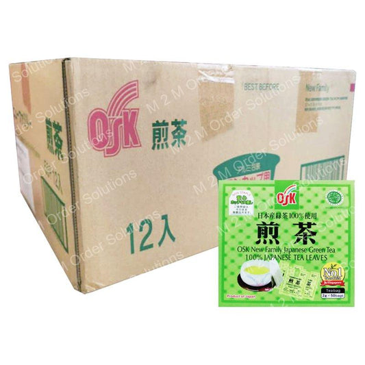 OSK NEW FAMILY JAPANESE GREEN TEA 12*50S*2G