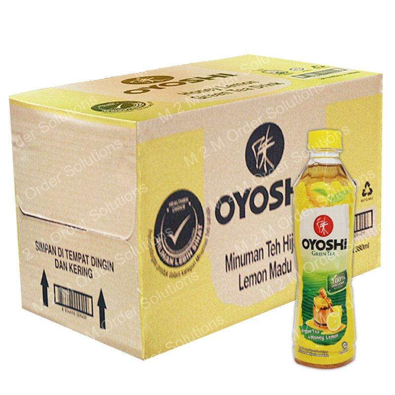 OYOSHI TEA HIJAU LEMON HONEY 24*380ML