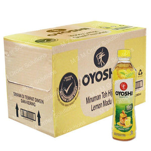 OYOSHI TEA HIJAU LEMON HONEY 24*380ML