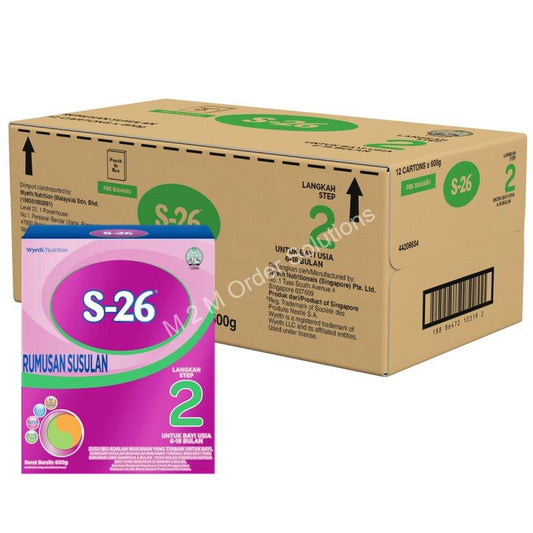S26 MILK POWDER STEP-2 12*600G