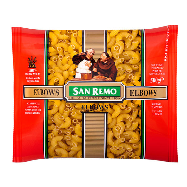 San Remo Elbows 500g (12 x 500g) Carton