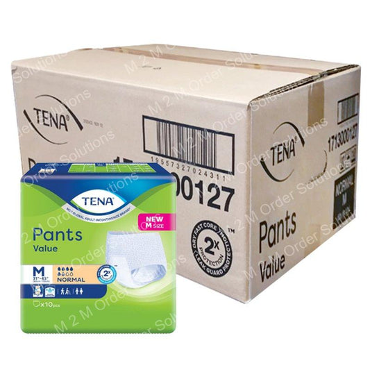 TENA VALUE PANTS M ADULT DIAPER 8*10S