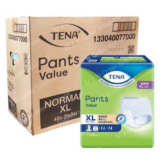 TENA VALUE PANTS XL ADULT DIAPER 6*8S