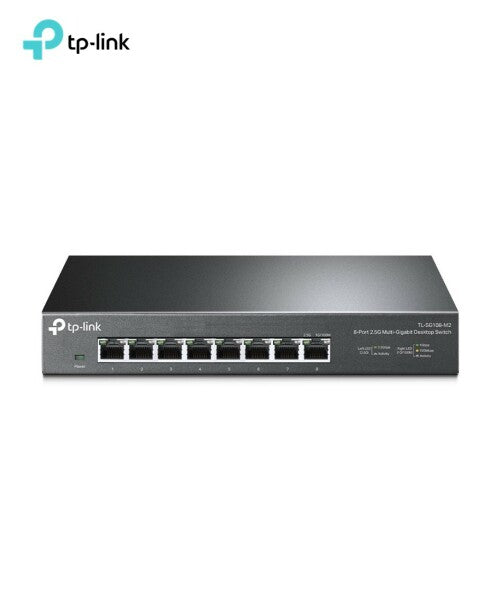 TPLINK 8-PORT RJ45 G (TL-SG108-M2) UNMANAGED 2.5 SWITCH