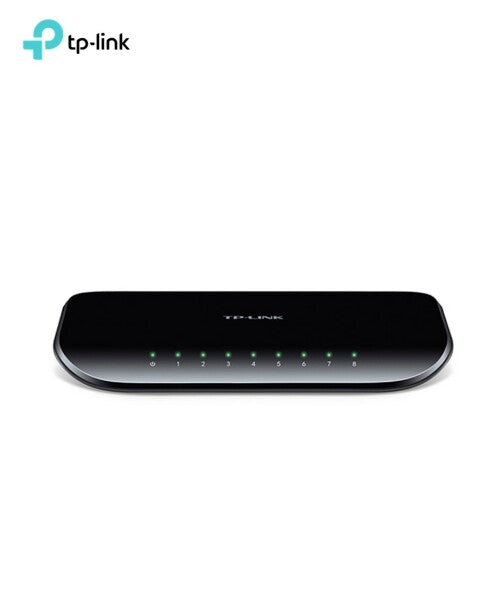 TPLINK 8-PORT ( PLASTIC CASE ) DESKTOP PURE-GIGABIT UNMANAGED