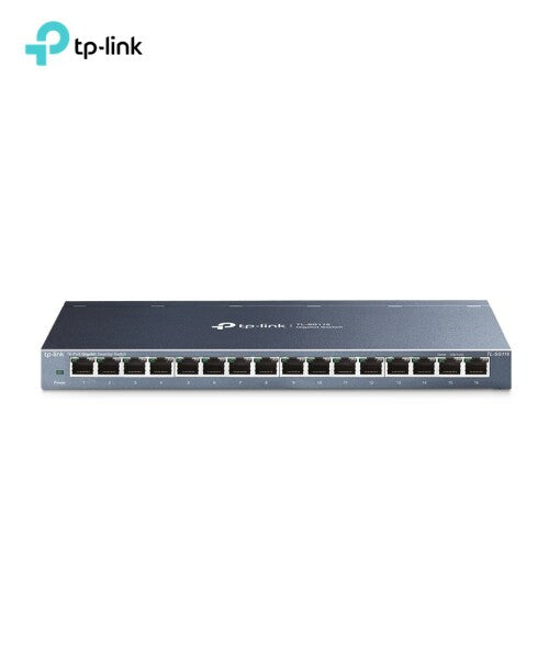 TPLINK CASE GIGABIT UNMANAGED DESKTOP SWITCH 16-PORT STEEL