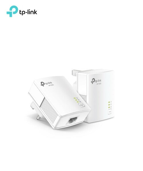 TPLINK ETHERNET KIT ADAPTER AV1000 POWERLINE GIGABIT STARTER (TWIN PACK)