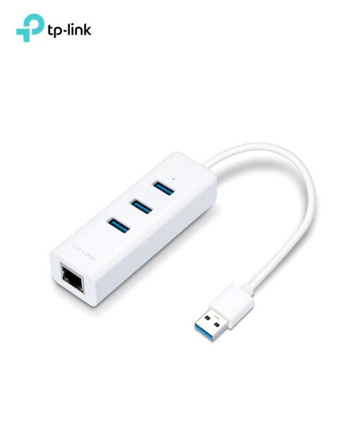 TPLINK HUB WITH TO 3-PORT GIGABIT ADAPTER 3.0 3.0 ETHERNET ACC USB USB