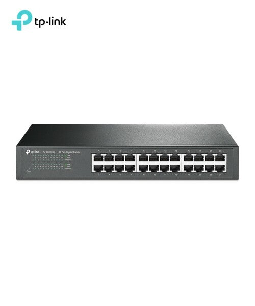 TPLINK PURE-GIGABIT DESKTOP/RACKMOUNT 24-PORT SWITCH SWITCH UNMANAGED GIGABIT