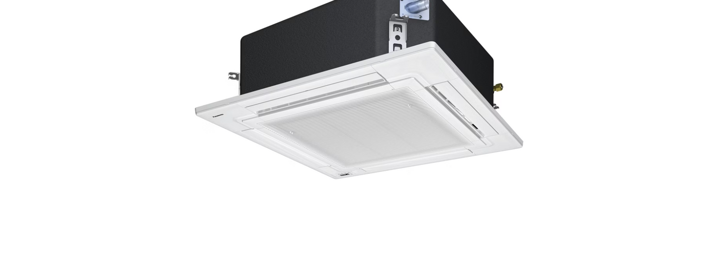 Panasonic- R32 Inverter NX Series Deluxe 4-Way Cassette Indoor and Outdoor set