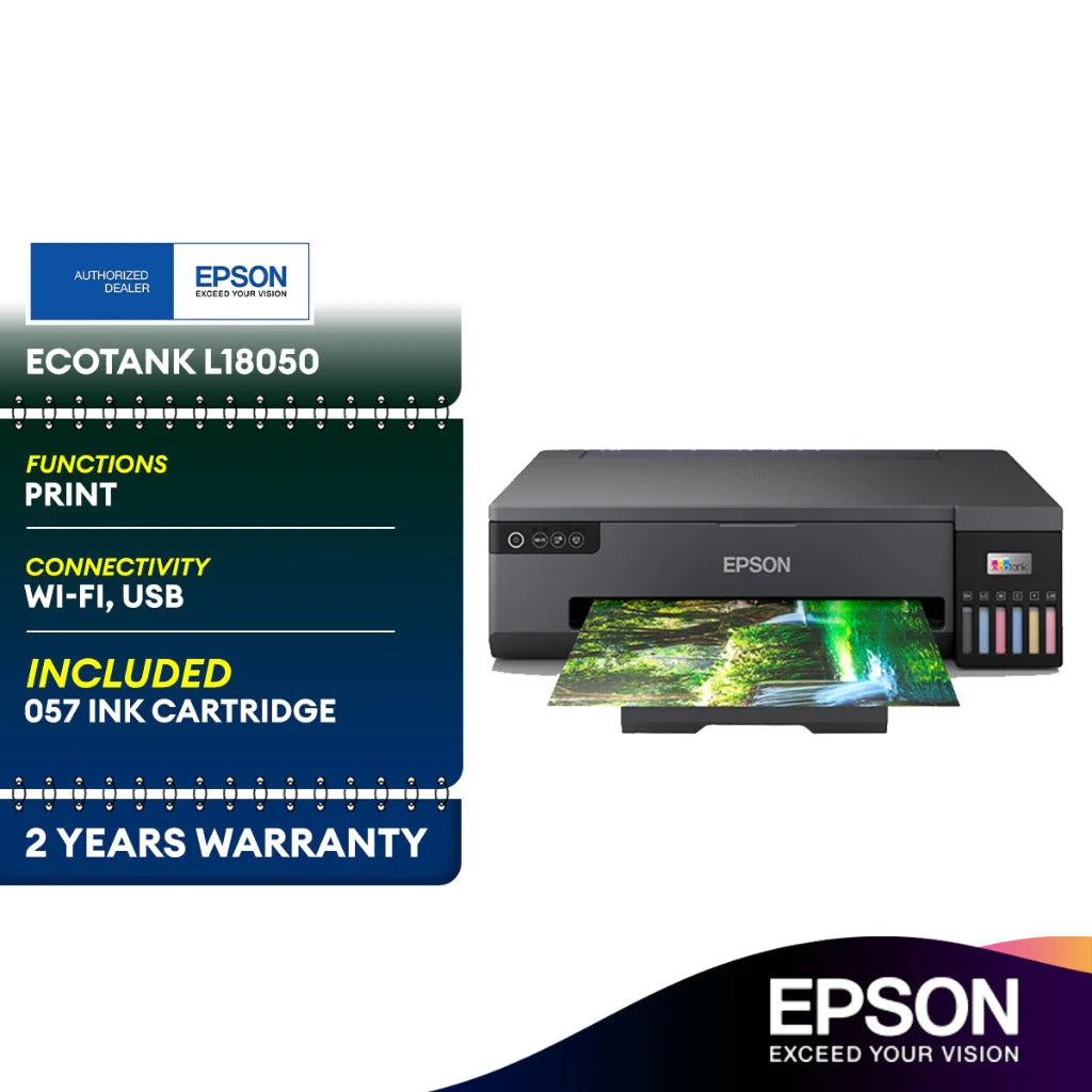 Epson L18050 / Epson L8050 EcoTank Ink Tank Printer A3 Printer (Sea-Freight)